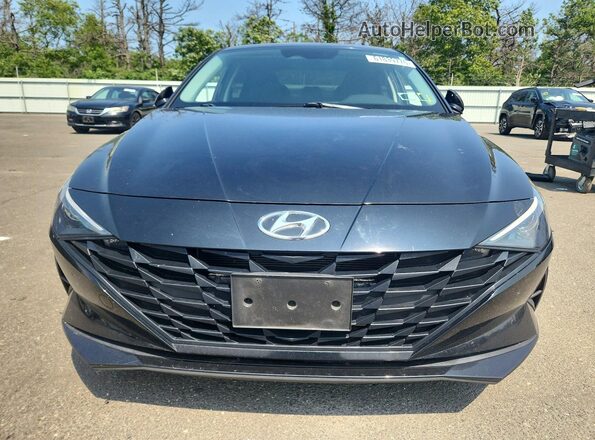 KMHLM4AG2MU148715 2021 HYUNDAI ELANTRA Black Front view
