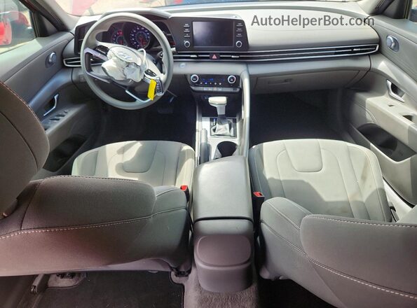 KMHLM4AG2PU465222 2023 HYUNDAI ELANTRA Red წინა პანელის ხედი