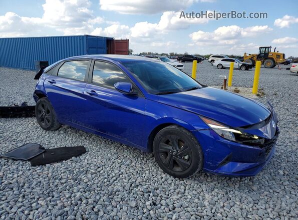 KMHLM4AG2PU471246 2023 HYUNDAI ELANTRA Blue Delantero derecho