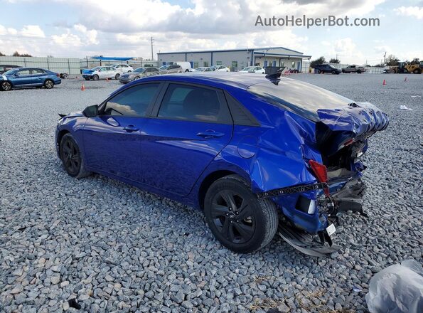 KMHLM4AG2PU471246 2023 HYUNDAI ELANTRA Blue Trasero izquierdo