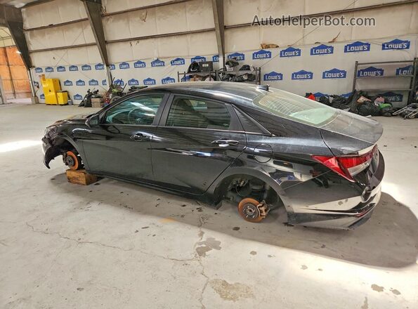 KMHLM4AG4MU117482 2021 HYUNDAI ELANTRA Black Задня ліва чверть