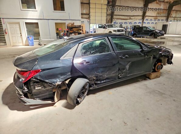 KMHLM4AG4MU117482 2021 HYUNDAI ELANTRA Black Задня права чверть