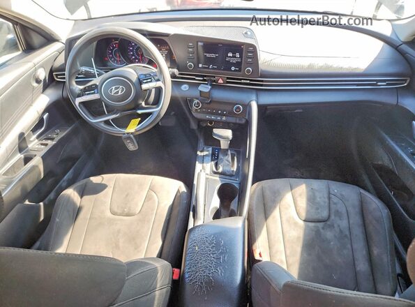 KMHLM4AG4MU117482 2021 HYUNDAI ELANTRA Black Вид панелі приладів