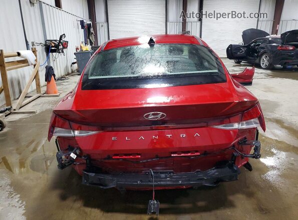 KMHLM4AG5MU164018 2021 HYUNDAI ELANTRA Red Rear view