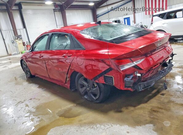 KMHLM4AG5MU164018 2021 HYUNDAI ELANTRA Red Rear left