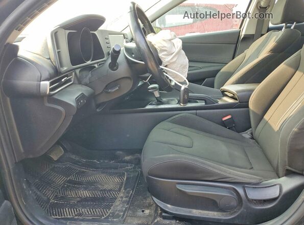 KMHLM4AG6MU186657 2021 HYUNDAI ELANTRA Black Вид салону спереду