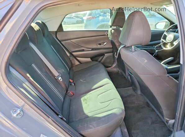 KMHLM4AG8MU177443 2021 HYUNDAI ELANTRA Gray Vista de los asientos traseros