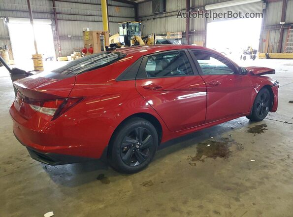 KMHLM4AG9NU339856 2022 HYUNDAI ELANTRA Red Trasero derecho