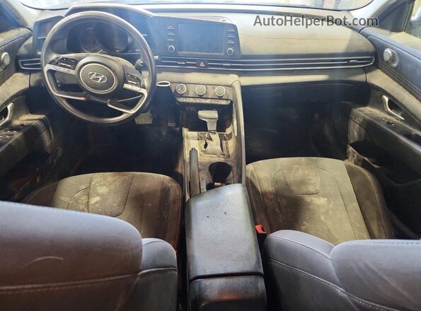 KMHLM4AGXMU097223 2021 HYUNDAI ELANTRA Серый Вид панели приборов