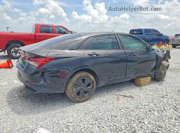 KMHLM4AJ7PU084977 2023 HYUNDAI ELANTRA Черный Задняя правая четверть