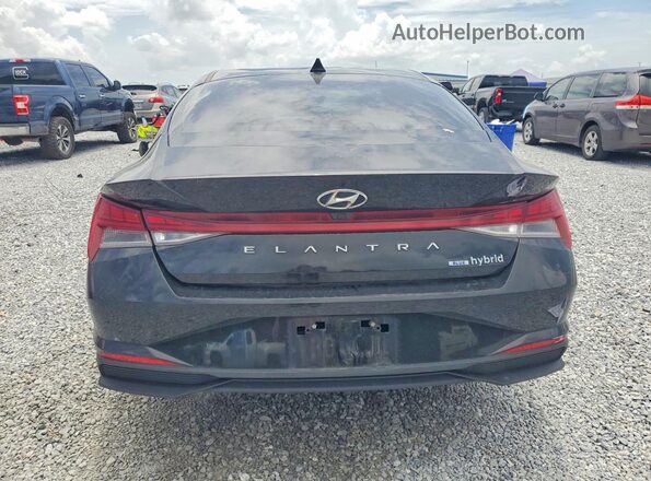 KMHLM4AJ7PU084977 2023 HYUNDAI ELANTRA Черный Вид сзади