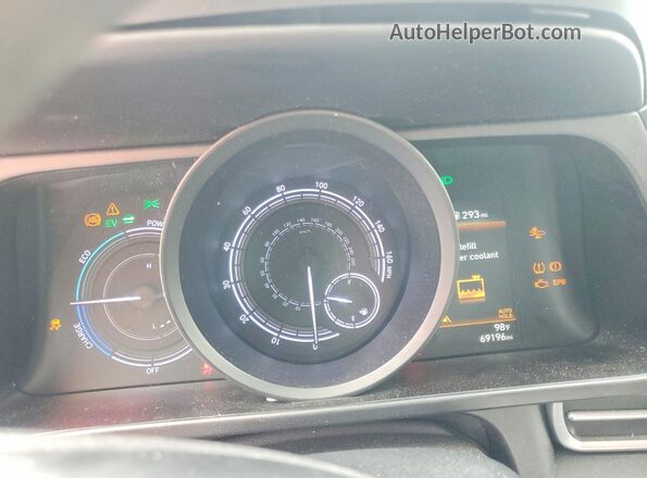 KMHLM4AJ7PU084977 2023 HYUNDAI ELANTRA Черный Вид щитка приборов