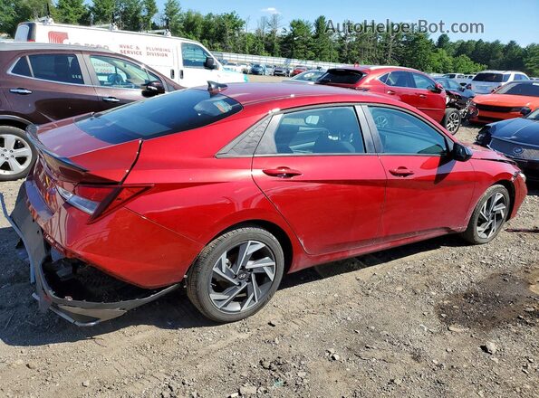 KMHLM4DG1SU043575 2025 HYUNDAI ELANTRA Red Rear right