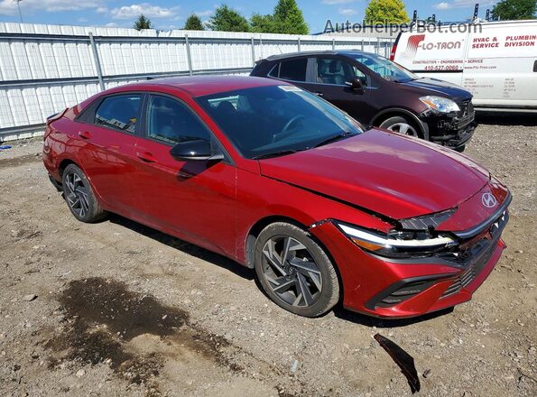 KMHLM4DG1SU043575 2025 HYUNDAI ELANTRA Red Front right