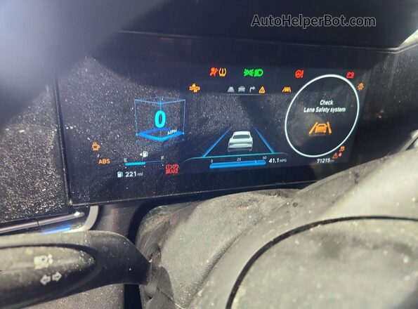 KMHLM4DG2RU737637 2024 HYUNDAI ELANTRA Gray Вид щитка приладів