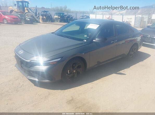 KMHLM4DG2TU235542 2026 HYUNDAI ELANTRA Gray Առջևի ձախ երեք քառորդ տեսարան