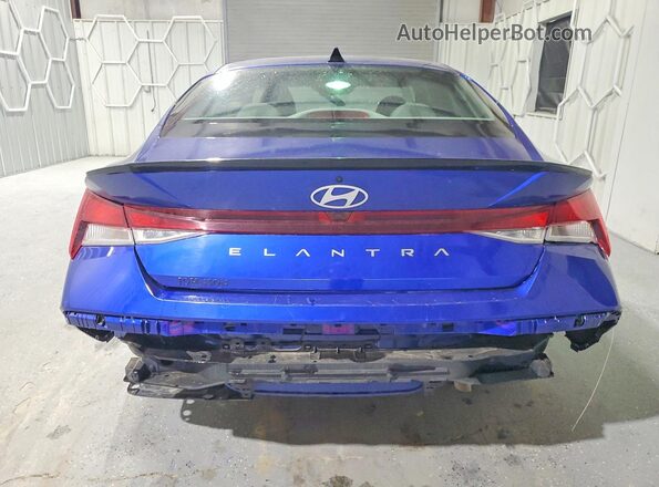 KMHLM4DG6SU016551 2025 HYUNDAI ELANTRA Blue Rear view