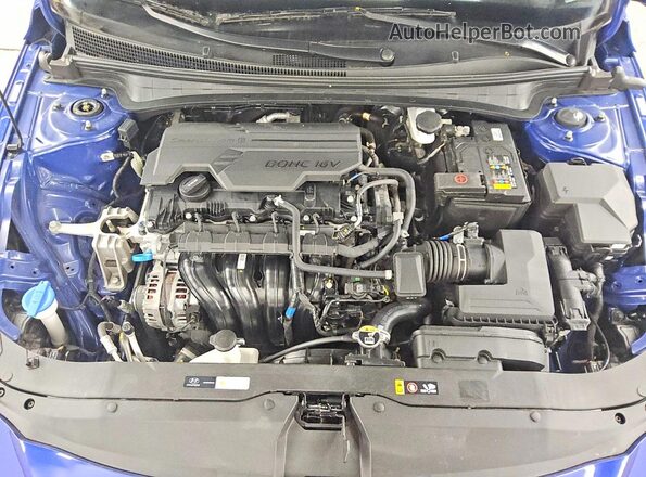 KMHLM4DG7TU099490 2026 HYUNDAI ELANTRA Blue Вид задньої частини салону