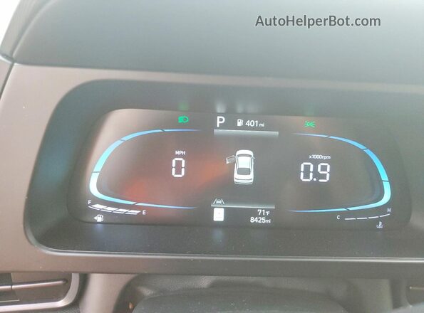 KMHLM4DG7TU172664 2026 HYUNDAI ELANTRA Gray Widok zestawu wskaźników