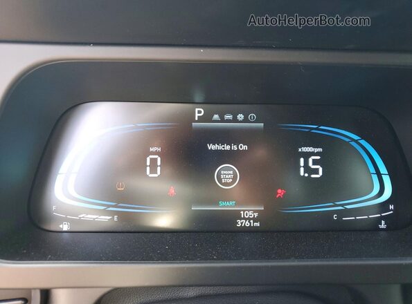 KMHLM4DG7TU203685 2026 HYUNDAI ELANTRA Gray Widok zestawu wskaźników