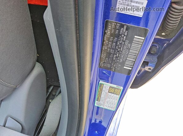 KMHLM4DG8SU961453 2025 HYUNDAI ELANTRA Blue Вид наклейки з VIN-кодом