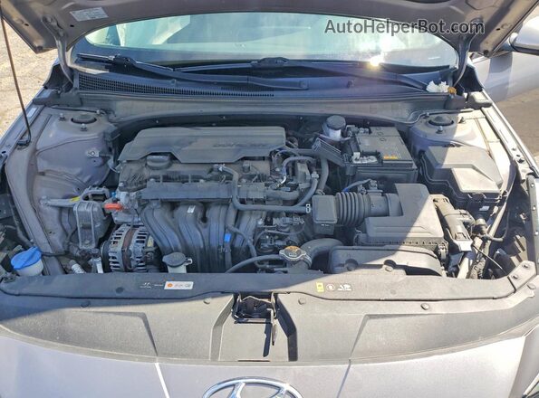 KMHLN4AG0MU099043 2021 HYUNDAI ELANTRA Silver Rear interior view
