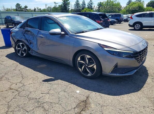 KMHLN4AG0MU099043 2021 HYUNDAI ELANTRA Silver Front right