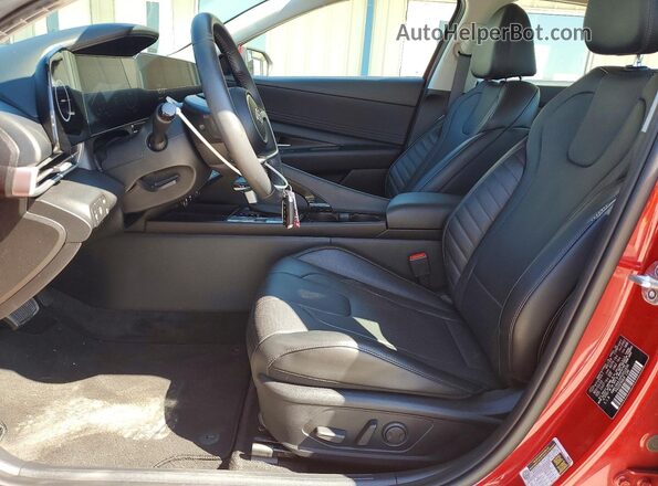 KMHLN4AJXPU052456 2023 HYUNDAI ELANTRA Red Vista interior delantera