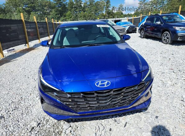 KMHLP4AG5MU171882 2021 HYUNDAI ELANTRA Синий Вид спереди