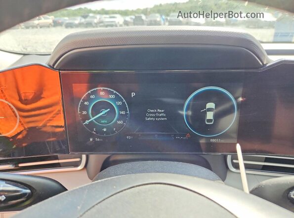 KMHLP4AG5MU171882 2021 HYUNDAI ELANTRA Синий Вид щитка приборов