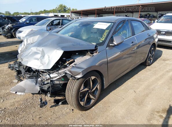 KMHLP4AG5PU481826 2023 HYUNDAI ELANTRA Gray წინა მარცხენა ხედი სამი მეოთხედიდან