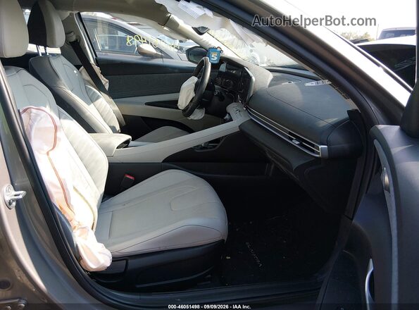KMHLP4AG5PU481826 2023 HYUNDAI ELANTRA Gray წინა სალონის ხედი