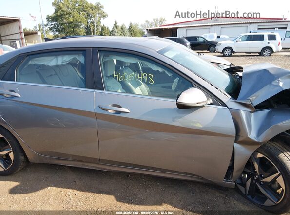 KMHLP4AG5PU481826 2023 HYUNDAI ELANTRA Gray უკანა სალონის ხედი