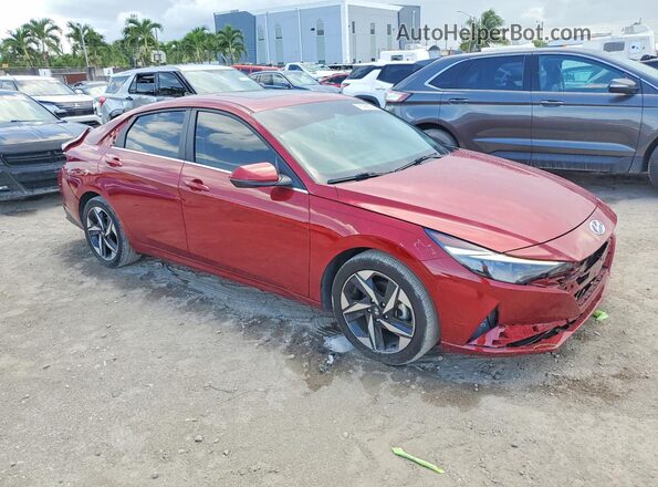 KMHLP4AG5PU583935 2023 HYUNDAI ELANTRA Red წინა მარჯვენა
