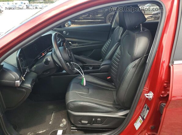 KMHLP4AG5PU583935 2023 HYUNDAI ELANTRA Red წინა სალონის ხედი