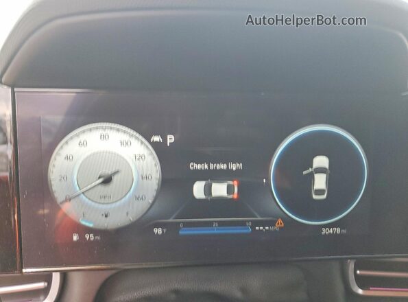 KMHLP4AG5PU583935 2023 HYUNDAI ELANTRA Red ხელსაწყოთა პანელის ხედი