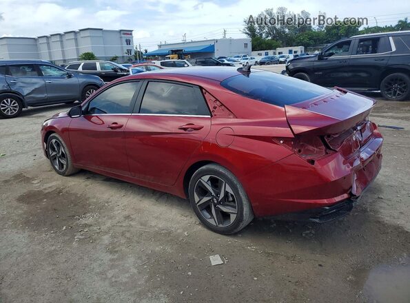 KMHLP4AG5PU583935 2023 HYUNDAI ELANTRA Red უკანა მარცხენა