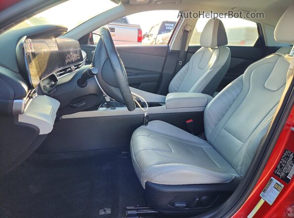 KMHLP4AG9MU170752 2021 HYUNDAI ELANTRA Красный Вид салона спереди