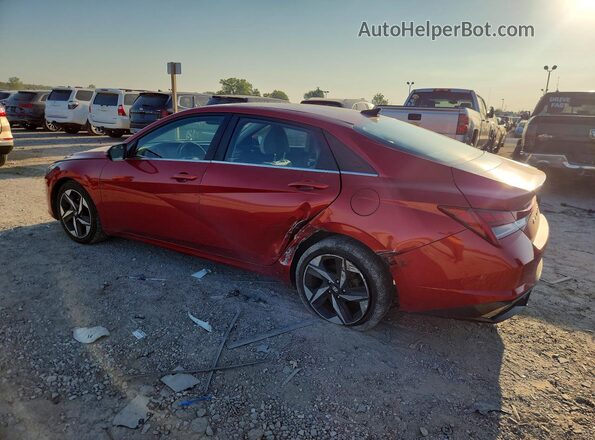 KMHLP4AG9MU170752 2021 HYUNDAI ELANTRA Красный Задняя левая четверть