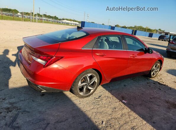 KMHLP4AG9MU170752 2021 HYUNDAI ELANTRA Красный Задняя правая четверть