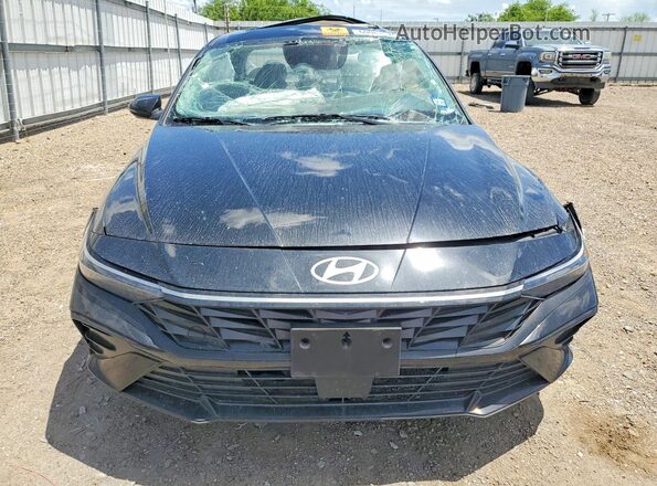 KMHLP4DG0SU869552 2025 HYUNDAI ELANTRA Black წინა ხედი