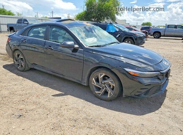KMHLP4DG0SU869552 2025 HYUNDAI ELANTRA Black წინა მარჯვენა