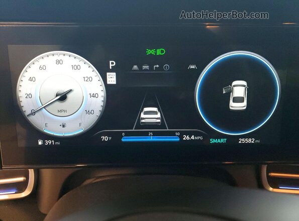 KMHLP4DG2SU040398 2025 HYUNDAI ELANTRA Gray Instrument cluster view