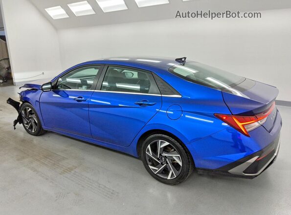 KMHLP4DG2SU926365 2025 HYUNDAI ELANTRA Blue Հետևի ձախ