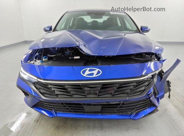 KMHLP4DG2SU926365 2025 HYUNDAI ELANTRA Blue Դիմացի տեսք