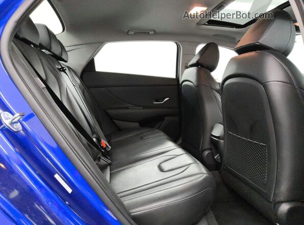 KMHLP4DG2SU926365 2025 HYUNDAI ELANTRA Blue Հետևի նստատեղերի տեսք