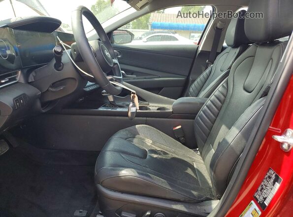 KMHLP4DG4SU005717 2025 HYUNDAI ELANTRA Red Սալոնի դիմացի տեսք