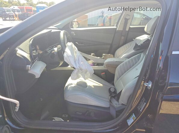 KMHLP4DG6SU911013 2025 HYUNDAI ELANTRA Black Widok wnętrza z przodu