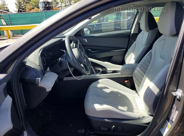 KMHLP4DG7SU910663 2025 HYUNDAI ELANTRA Gray Սալոնի դիմացի տեսք