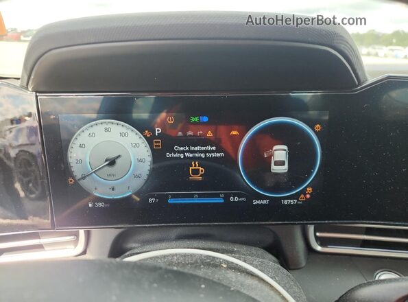 KMHLP4DGXSU979184 2025 HYUNDAI ELANTRA Silver Instrument cluster view